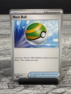 Pokémon | Scarlet & Violet Item (Trainer) #181/198: Nest Ball - Trading Card